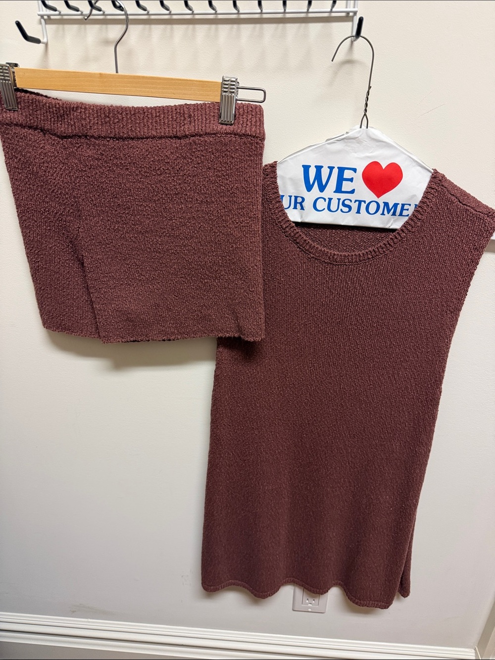 FP Beach Set burgundy xs